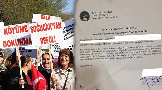 Soğucaklılar Köyüne Sahip Çıkıyor!  