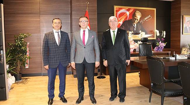 Başkan Yüksel Kaymakam Sarılı’yı Ziyaret Etti
