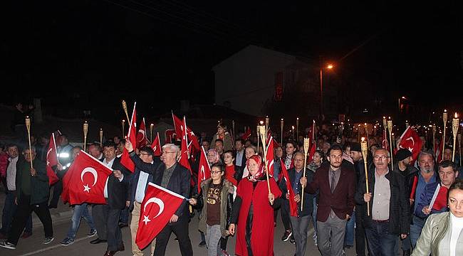 Ergene’de Binlerce Kişi Fener Alayına Katıldı