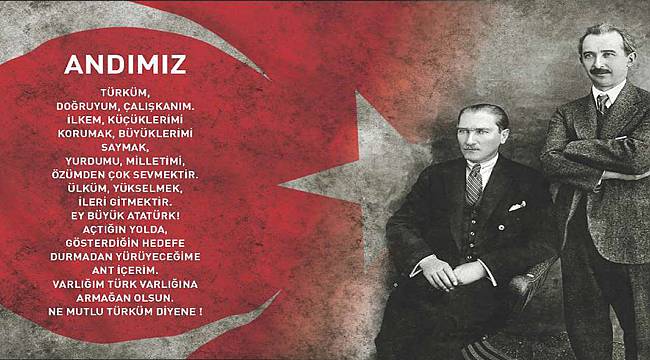 Tekirdağ Büyükşehir Belediyesi ve Vatandaşlar Andımızı Okuyacak