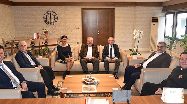İlçe Jandarma Komutanı Korkmaz’dan Başkan Sarıkurt’a İadeyi Ziyaret