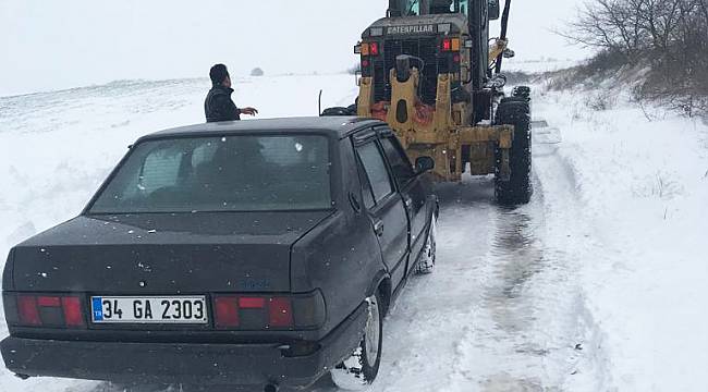 Büyükşehir Belediyesi’nden Kar Mesaisi