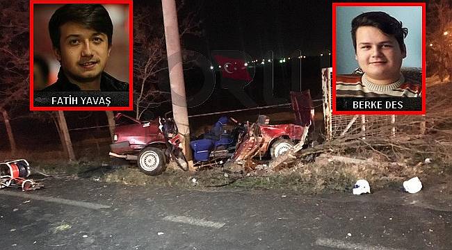 Ergene'de Feci Kaza, 2 Ölü 1 Yaralı