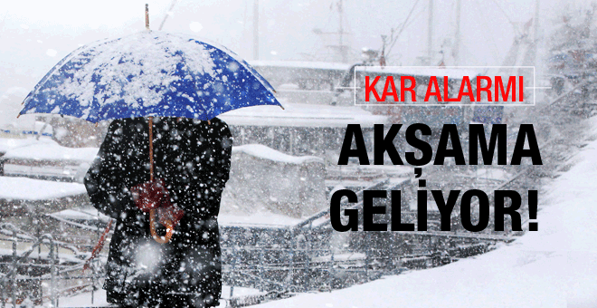 Meteoroloji Uyardı Tekirdağ'a Kar Geliyor