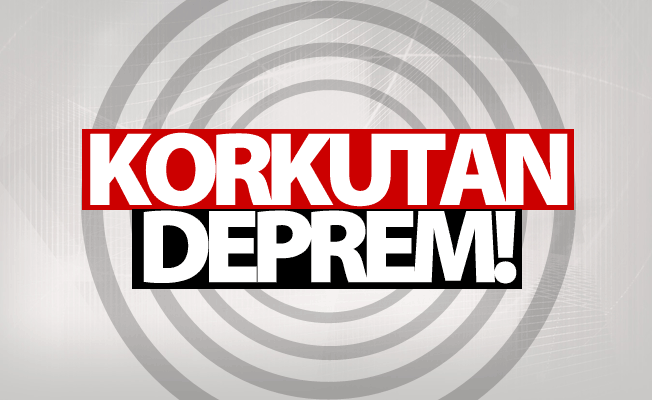Tekirdağ'da Deprem