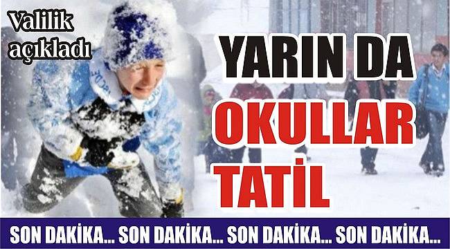 Tekirdağ'da Okullar Yarında Tatil