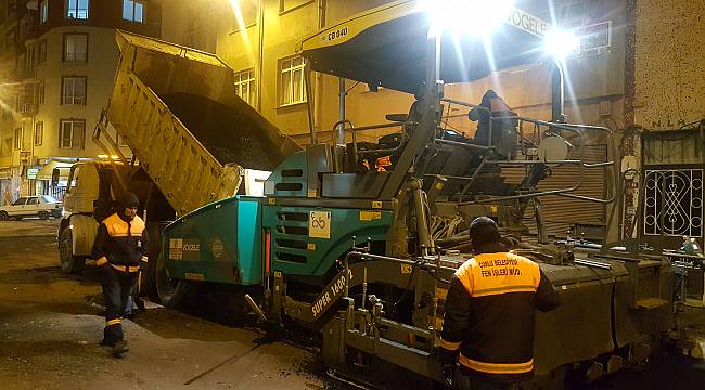 Yunus Emre Caddesi Asfaltlandı