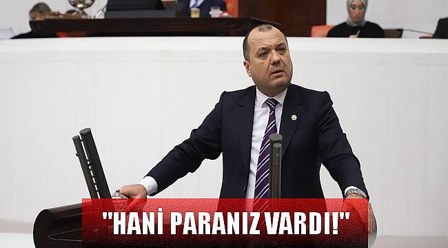 CHP'li Aygun İsyan Etti, "Hani Paranız Vardı!"