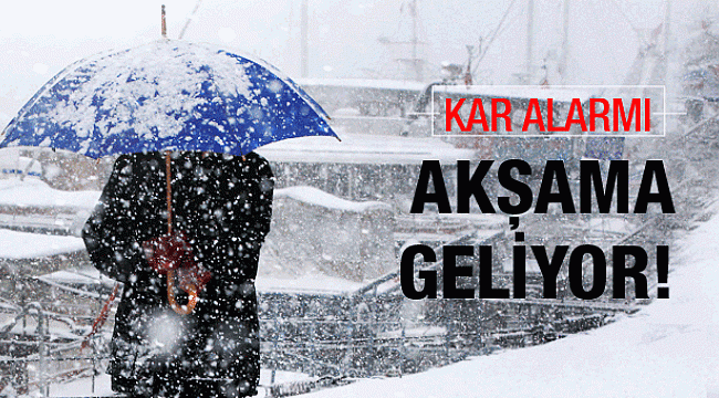 Meteoroloji Uyardı Tekirdağ'a Kuvvetli Kar Geliyor