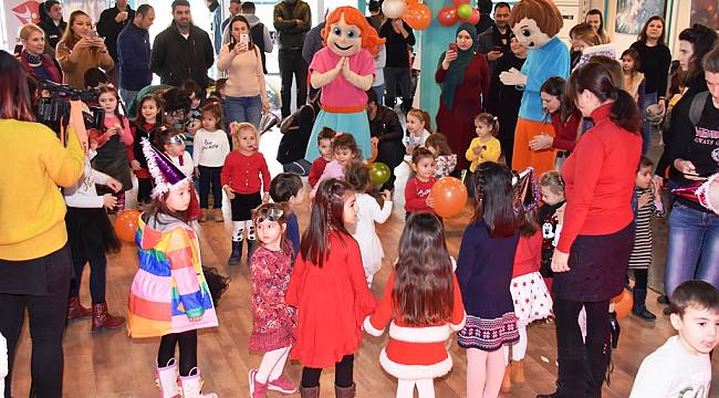 Süleymanpaşa Çocuk Kulübü üyeleri yeni yıl partisinde buluştu
