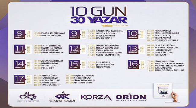 9. Çorlu Kitap Fuarı Başlıyor