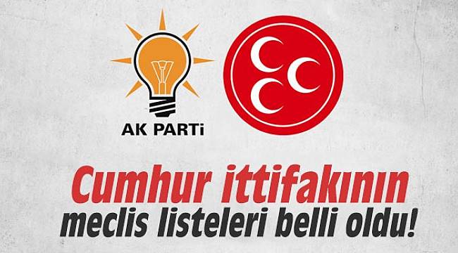 Ergene Cumhur İttifakı Meclis Listesi Belirlendi