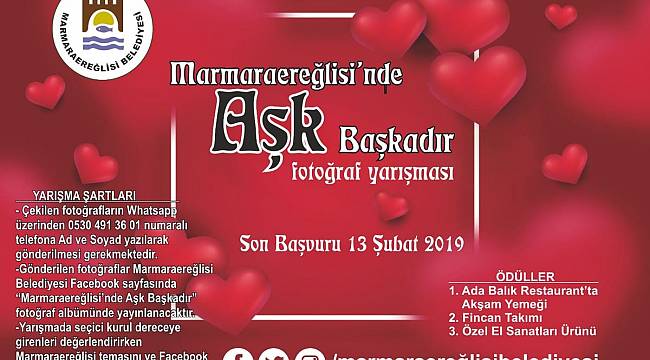‘Marmaraereğlisi'nde Aşk Başkadır’ Fotoğraf Yarışması Başladı