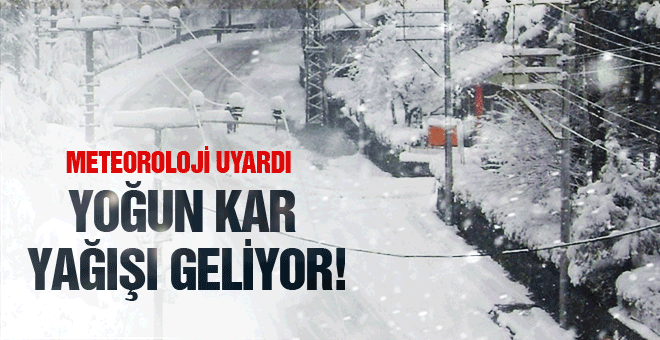 Meteoroloji Uyardı Tekirdağ'a Kuvvetli Kar Geliyor