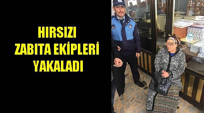 Semt Pazarında Hırsızlık Yapan Vatandaşı Zabıta Memurları Yakaladı