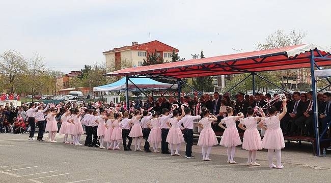 23 Nisan Ergene'de Büyük Bir Coşku İçinde Kutlandı