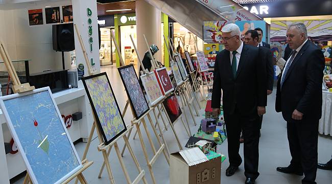 Başkan Yüksel Sergi Açılışına Katıldı
