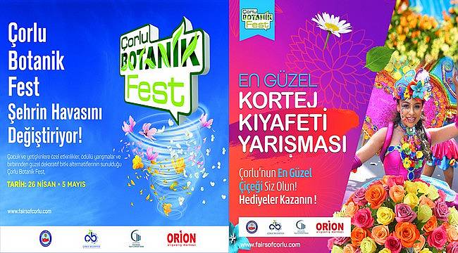 Çorlu Botanik Fest başlıyor  