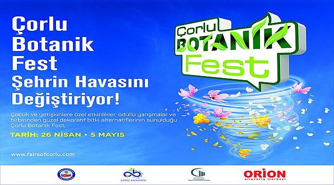 Trakya’nın Çiçeği Çorlu, Botanik Fest ile Renkleniyor!