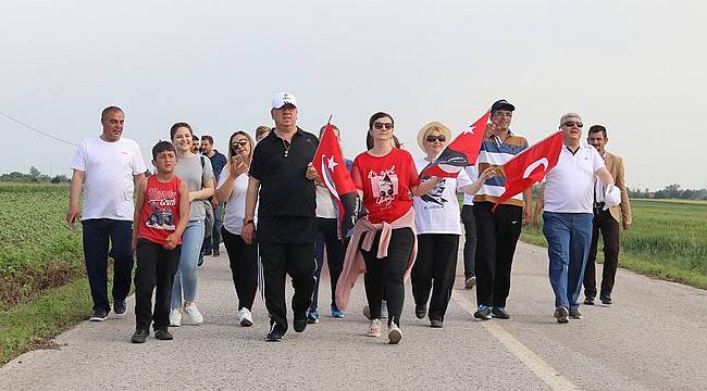 Anlamlı Günde Ergene’de Anlamlı Koşu ve Yürüyüş Düzenlendi