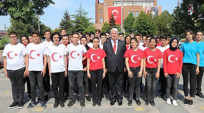Ergene’de 19 Mayıs Atatürk'ü Anma, Gençlik ve Spor Bayramı Coşkuyla Kutlandı
