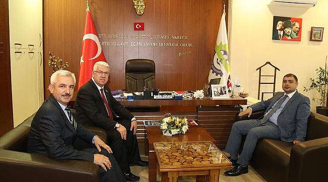 Kaymakam Kızıltoprak Başkan Yüksel’i Ziyaret Etti