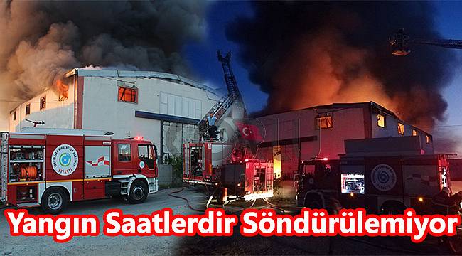 Tekstil Geri Dönüşüm Fabrikasında Yangın