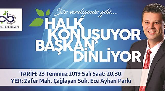 Başkan Sarıkurt Zafer Mahallesi Sakinleriyle Buluşacak