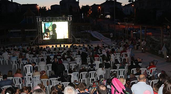 Ergene'de Ay Işığında Sinema Keyfi Yaşandı