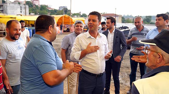 Başkan Sarıkurt Kurban Satış Merkezinde İncelemelerde Bulundu