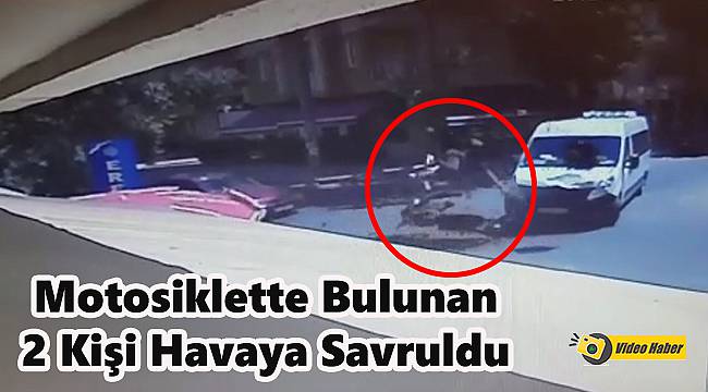 Çarpmanın Şiddetiyle Havaya Savruldular