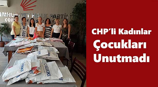 CHP’li Kadınlar Çocukları Unutmadı