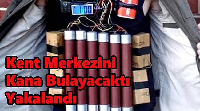 Kent Merkezinde Canlı Bomba Yakalandı