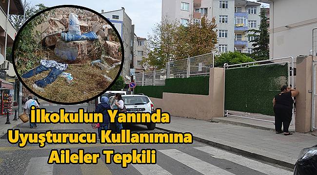 İlkokulun Yanında Uyuşturucu Kullanımına Aileler Tepkili