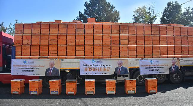 Tekirdağ Büyükşehir Belediyesi’den Arıcılığa Büyük Destek