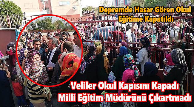Eğitime Kapatılan Okulda Milli Eğitim Müdürünün Zor Anları
