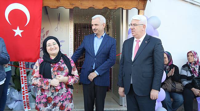 Ergene’de Bir Belediye Kursiyeri Daha Kendi İş Yerini Açtı
