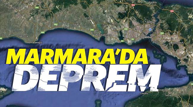 Marmara'da 4.1 Büyüklüğünde Deprem