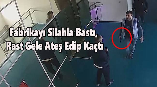 Öfkeli Damat Silahla Fabrika Bastı