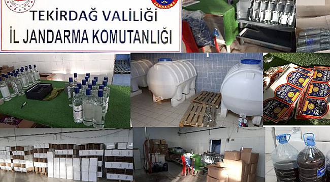 4 Ton Kaçak İçki Ele Geçirildi