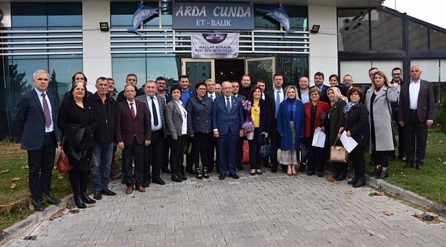 Başkan Kadir Albayrak Çorlu’da Mahalle Muhtarları İle Buluştu