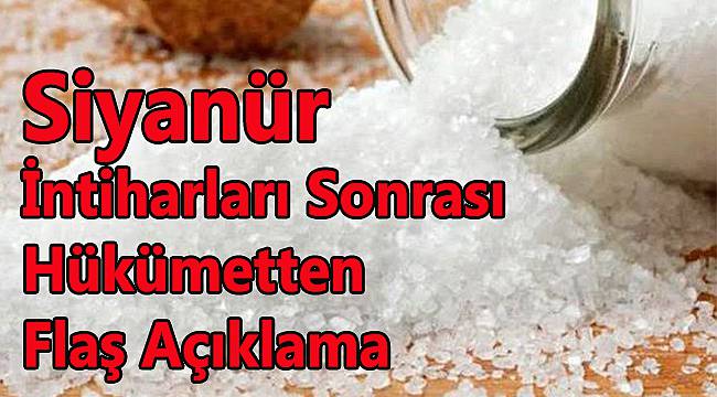 Siyanür İntiharları Sonrası Hükümetten Flaş Açıklama
