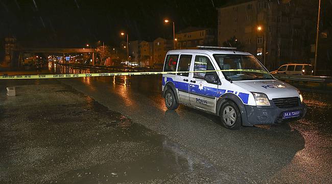 Büyükçekmece'de silahlı saldırı: 1 bekçi yaralandı