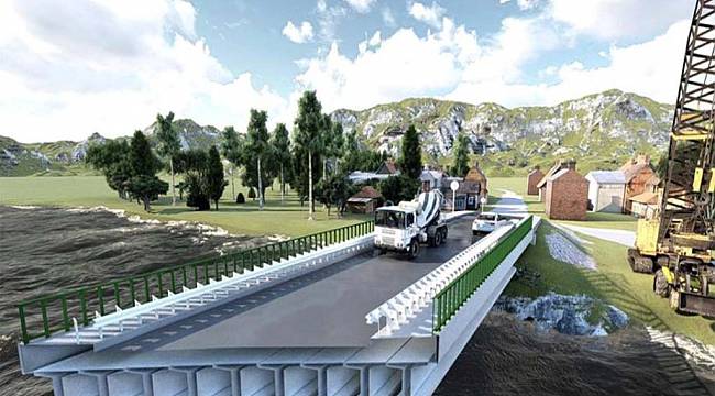 Büyükşehir Belediyesi Saray’da Modern Köprü Yapımına Başladı