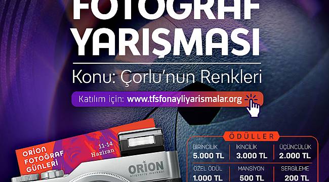 "Çorlu'nun Renkleri" Fotoğraf Yarışması Başladı