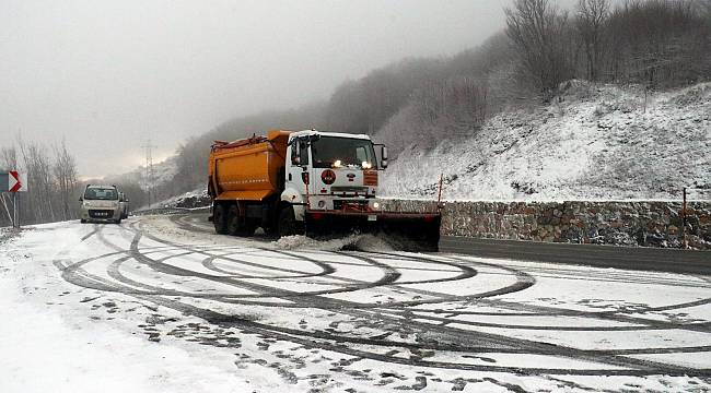 Kırklareli'nde Kar Yağışı Başladı