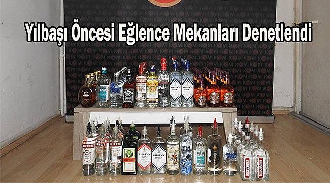 Yılbaşı Öncesi Eğlence Mekanları Denetlendi