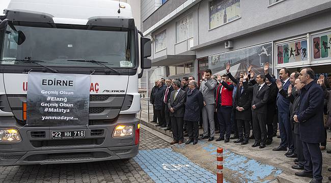 Deprem Bölgesine 4 Yardım Tırı Yola Çıktı