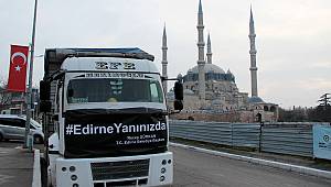 Edirne'den Elazığ'a Bir Kamyon Yardım Malzemesi Gönderildi