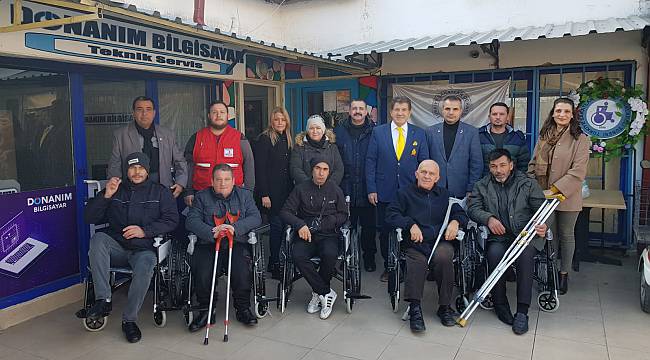 Hayırseverden TSD'ye Tekerlekli Sandalye Bağışı